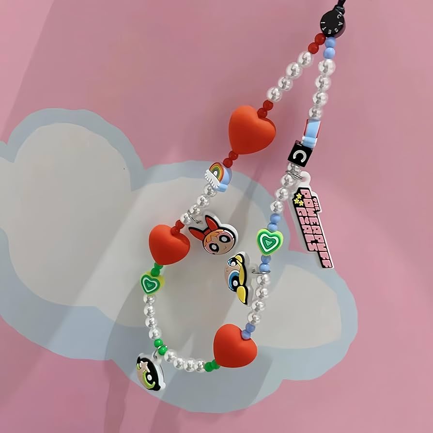 パワーパフガールズ キーホルダー 財布　スマホアクセサリー Amazon.co.jp: パワーパフガールズ 携帯電話チェーン 携帯